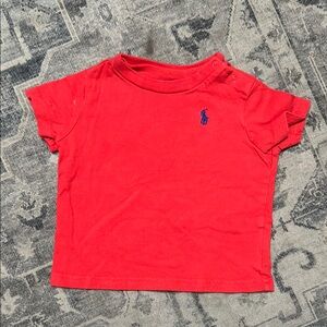 Polo by Ralph Lauren Red Short Sleeve Tee - 6 months